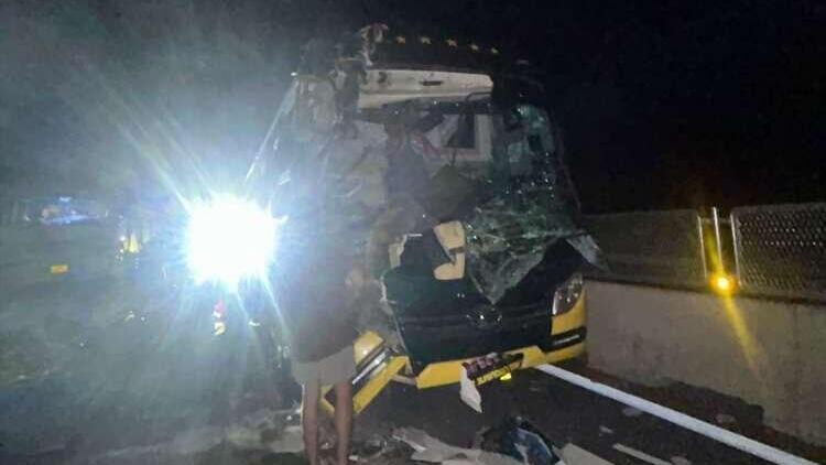 זירת תאונת דרכים בוויאטנם שבה נפצעו שמונה מטיילים ישראלים