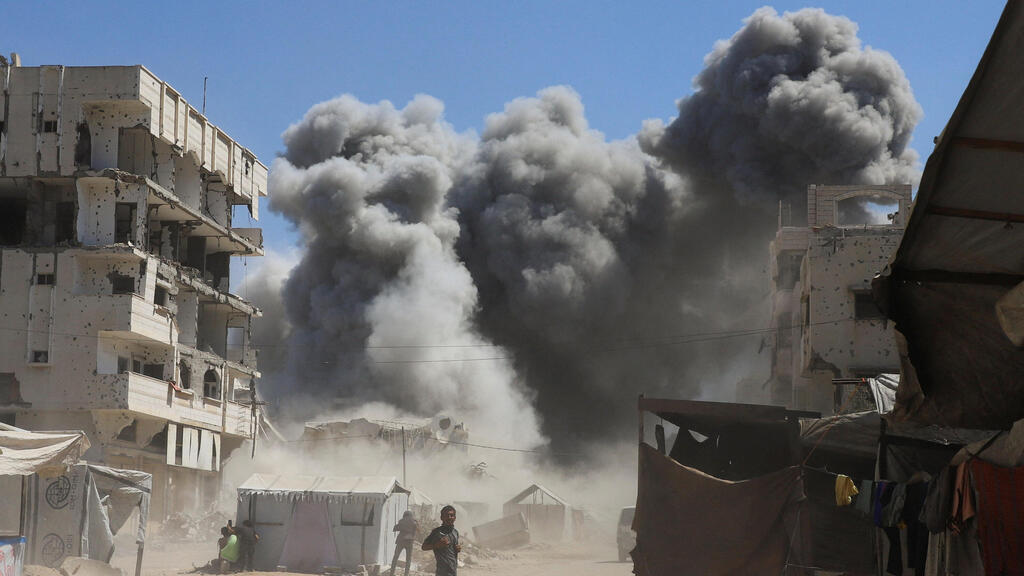 תקיפת מגדל מהנא בשכונת תל אל-הווא