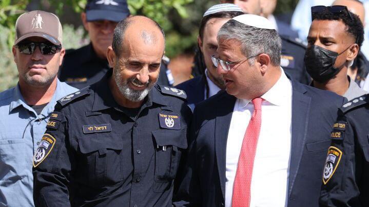 מאחורי גבו של המפכ"ל, בניגוד לנהלים: בן גביר ערך בכנסת ריאיון עם ניצב בכיר