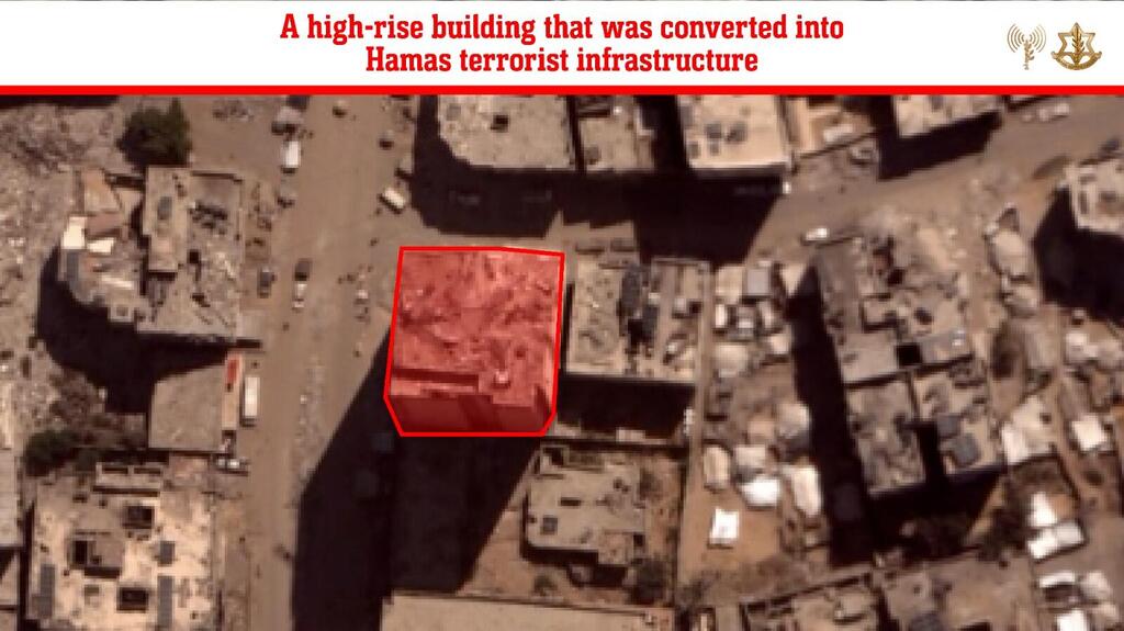 Gaza City high-raise building struck by IDF after being repurposed for terrorist activity by Hamas 