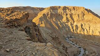 נוף המדבר בקרבת ערד. מה שרואים בסיור בשטח