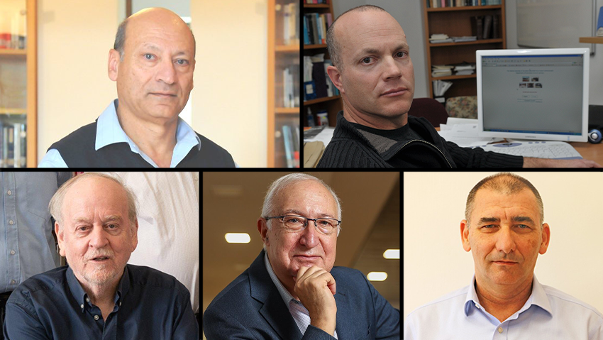 עומר מואב, מנואל טרכטנברג, יואל נוה, אבי בן בסט, אביה ספיבק