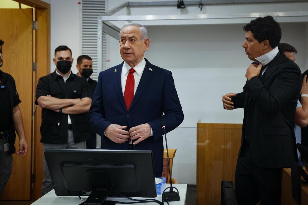 נתניהו באולם הדיונים