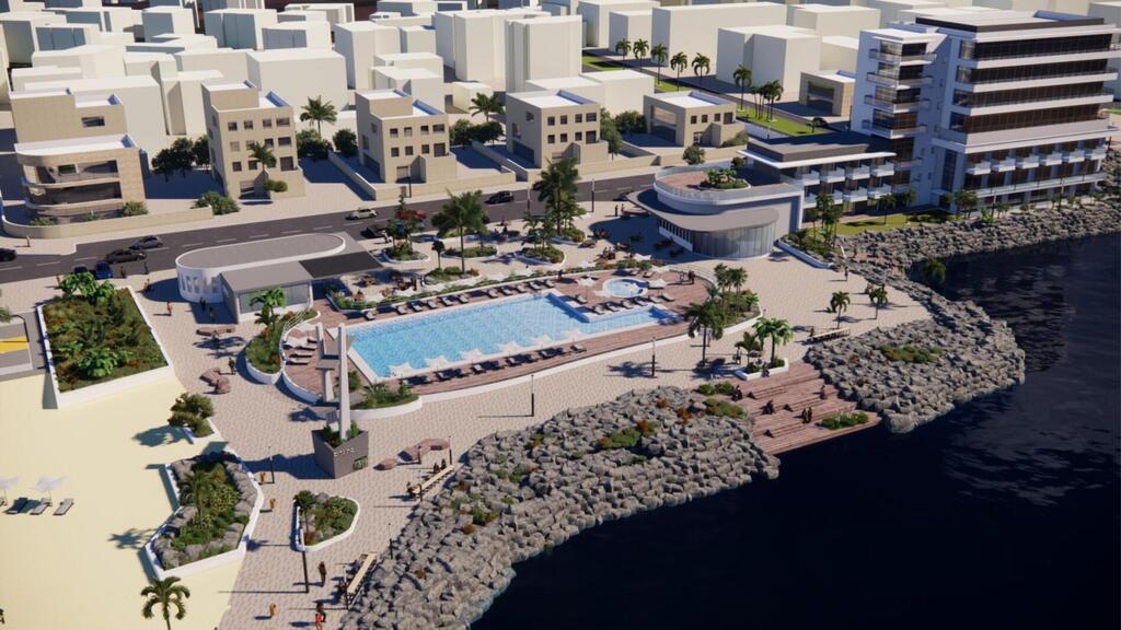 הדמיית מתחם הקזינו בחיפה