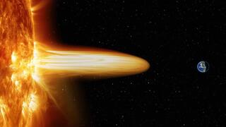 פליטה מסיבית של חלקיקי רוח השמש מעטרת השמש