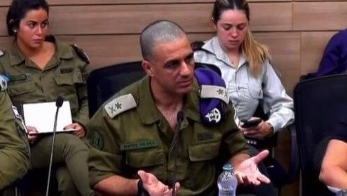 האלוף בר כליפא בוועדה לענייני ביקורת המדינה