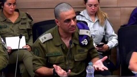 האלוף בר כליפא בוועדה לענייני ביקורת המדינה