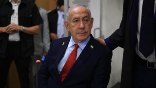 נתניהו באולם בית המשפט