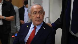 נתניהו באולם בית המשפט