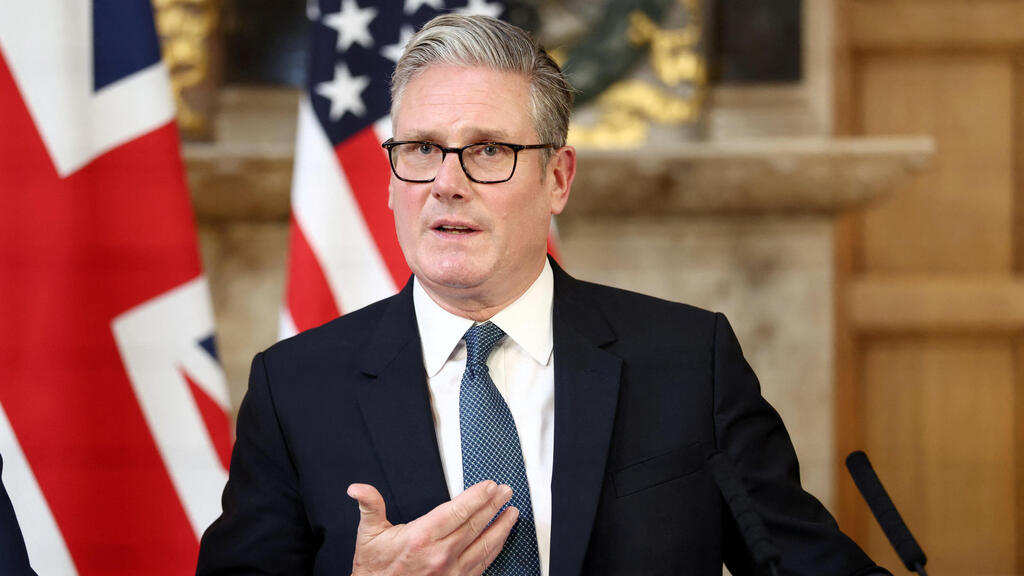 Keir Starmer (Photo: Kevin Lamarque/Reuters) הצהרת נשיא ארה"ב דונלד טראמפ וראש ממשלת בריטניה קיר סטרמר