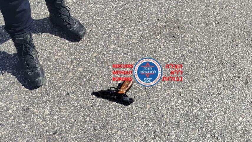 הנשק של המחבל מפיגוע הירי במעבר אלנבי