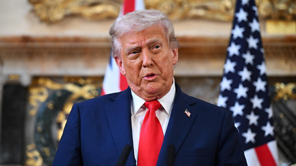 הצהרת נשיא ארה"ב דונלד טראמפ וראש ממשלת בריטניה קיר סטרמר