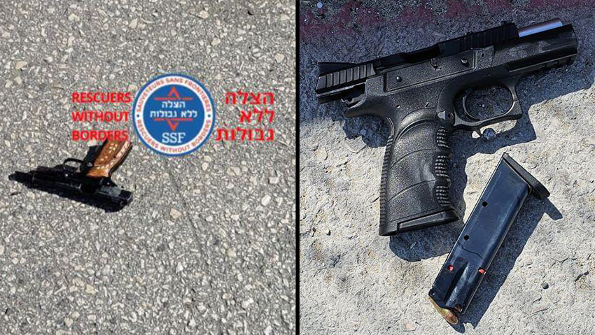 הנשק של המחבל מפיגוע הירי במעבר אלנבי