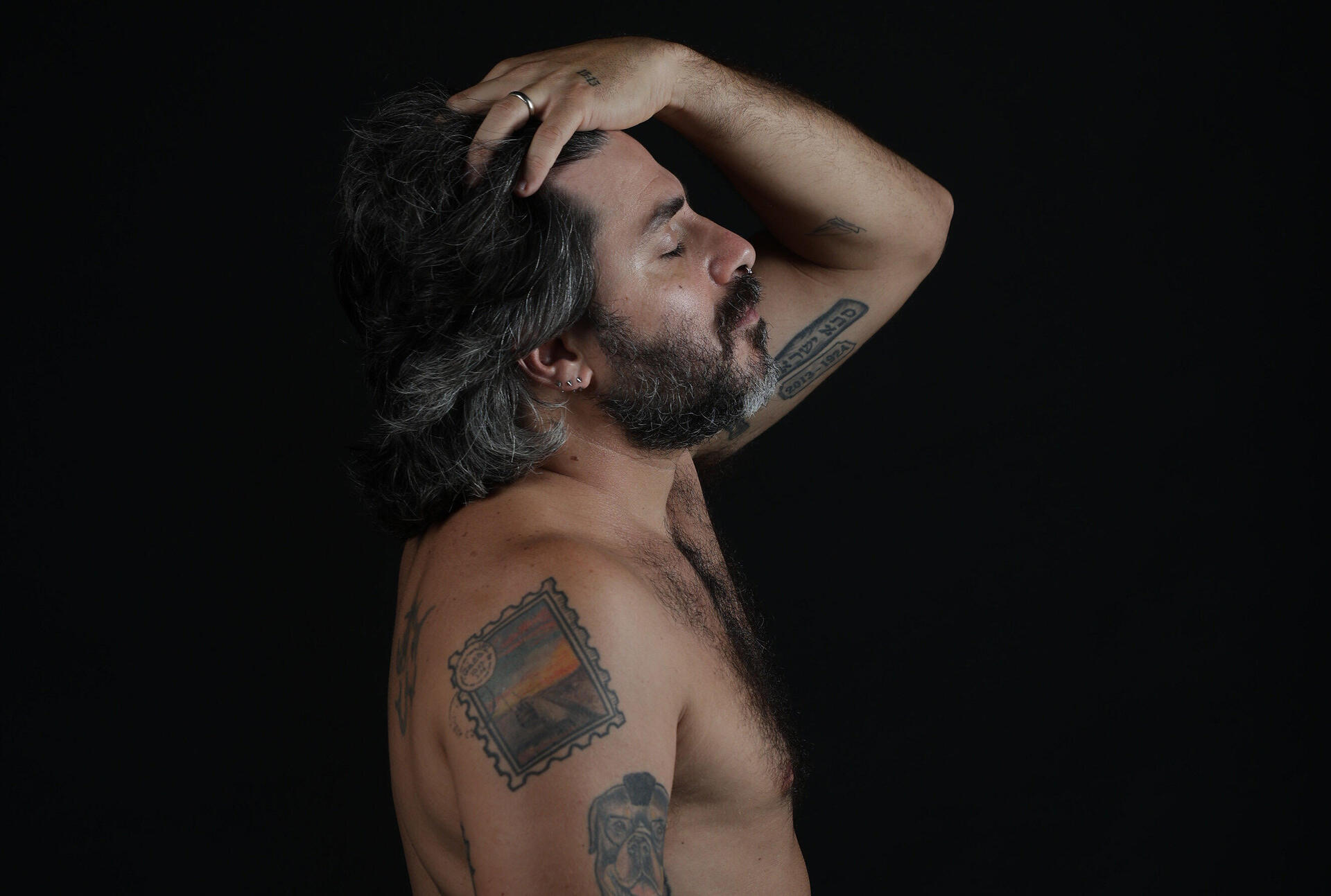 הסיפורים מאחורי הקעקועים של הלוחמים. ליעד חוצ'נר בן 41 מרמת-השרון 