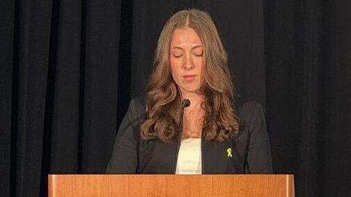   נעמה לוי נואמת באירוע לשחרור חטופים של האו"ם