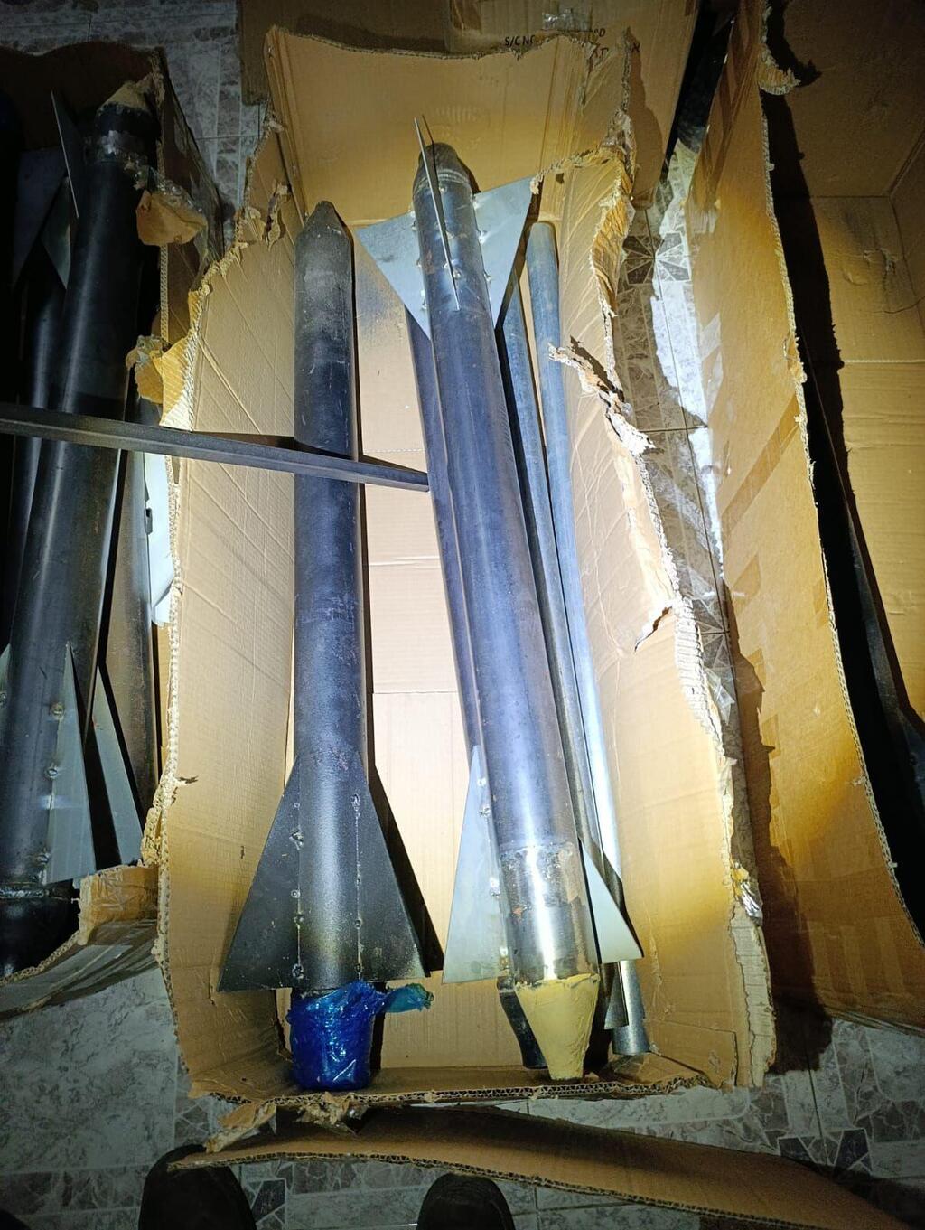 רקטות ואמצעי לחימה נתפסו במהלך מבצע מעצרים של כוחות צה"ל, שב"כ והימ"מ במרחב רמאללה