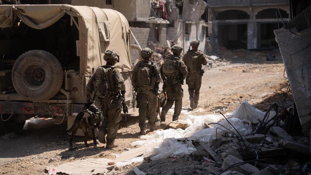 פעילות כוחות אוגדה 162 בעיר עזה