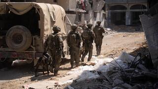 פעילות כוחות אוגדה 162 בעיר עזה