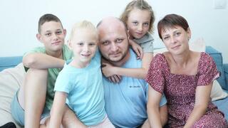 אירנה שיינין ומשפחתה, נעזרו במיזם התנדבות עוגן למען משפחות מילואים 