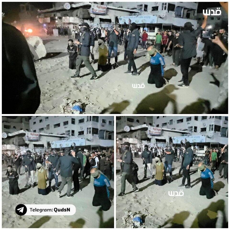 Hamas executes collaborators אנשי חמאס מוציאים להורג משתפי פעולה
