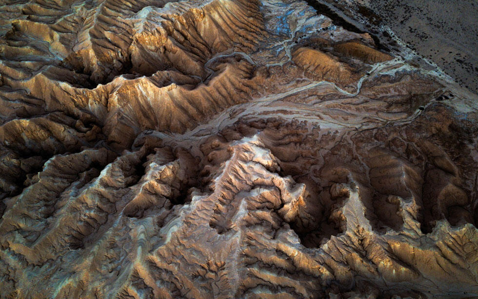 הר צין ממבט הציפור