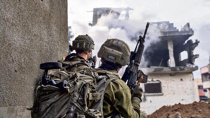Бойцы ЦАХАЛа в Газе (Фото: пресс-служба ЦАХАЛа ) yk14525983