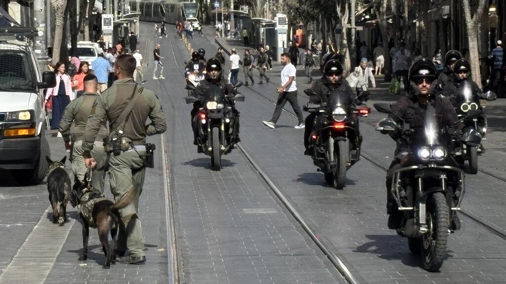 Photo: Gil Yohanan היערכות ביטחונית לערב ראש השנה בירושלים