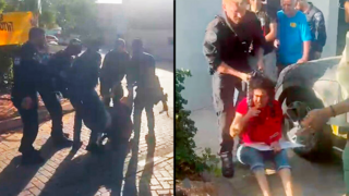 מוחים בהוד השרון מול ביתו של השר יואב קיש 