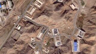 תמונת לוויין שמראה את מאמצי שיקום המפעל