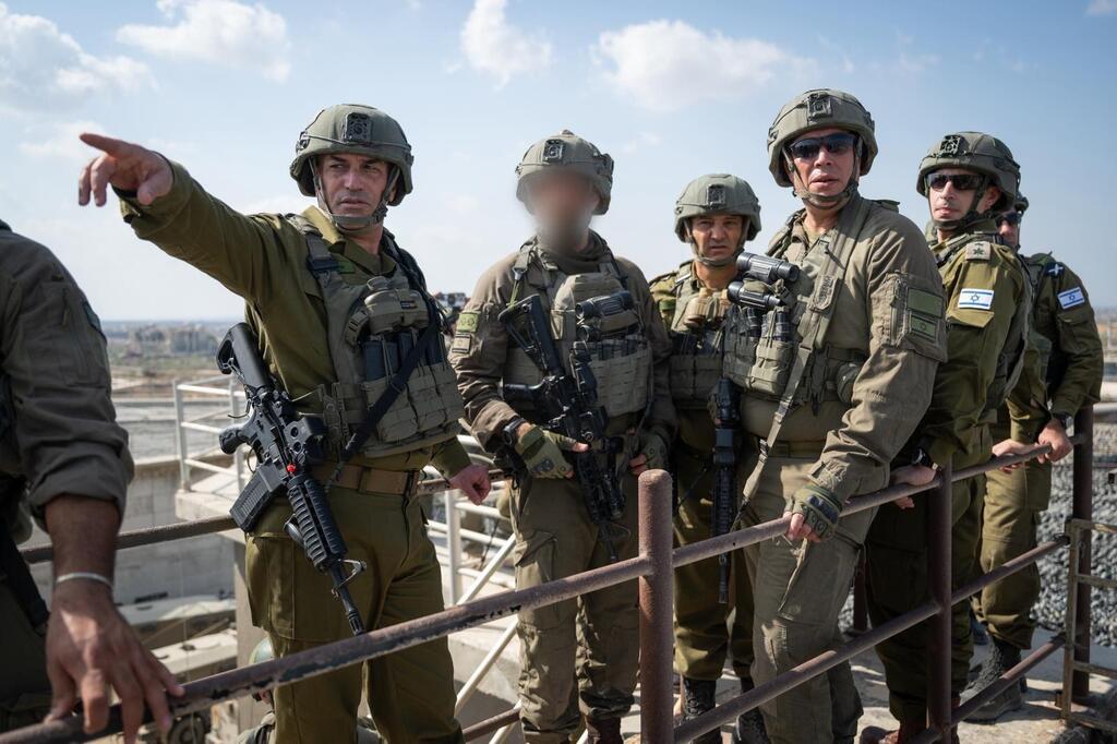 הרמטכ״ל רב אלוף אייל זמיר בסיור והערכת מצב ב דרום העיר עזה