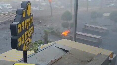 תיעוד: פגיעת כטב"ם באילת 