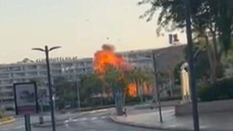 תיעוד: פגיעת כטב"ם באילת 