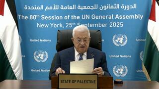 נאומו של אבו מאזן בעצרת הכללית של האו"ם