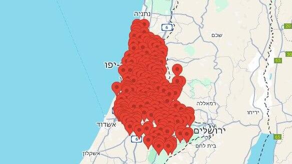 אזעקות ברחבי הארץ בעקבות שיגור מתימן