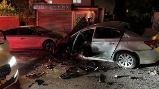 זירת פיצוץ הרכב באבטין