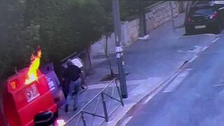 תיעוד: הצתת הפחים בסמוך למעון רה"מ בירושלים