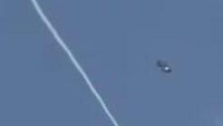 תיעוד: חמאס מנסים להפיל מסוק של צה"ל באמצעות טיל