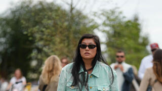 תחרה מבצבצת בשבוע האופנה בקופנהגן