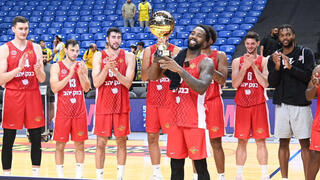 שחקני הפועל ירושלים חוגגים את הזכייה בסופרקאפ