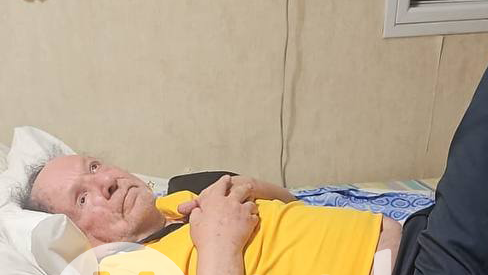 Шимон Гутман за несколько секунд до ареста שמעון גוטמן, רגעים לפני מעצרו