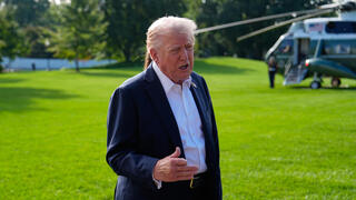 דונלד טראמפ ממריא לניו יורק