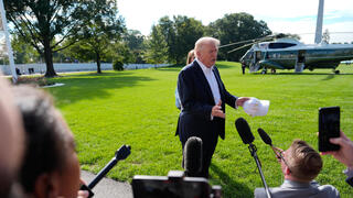 דונלד טראמפ ממריא לניו יורק