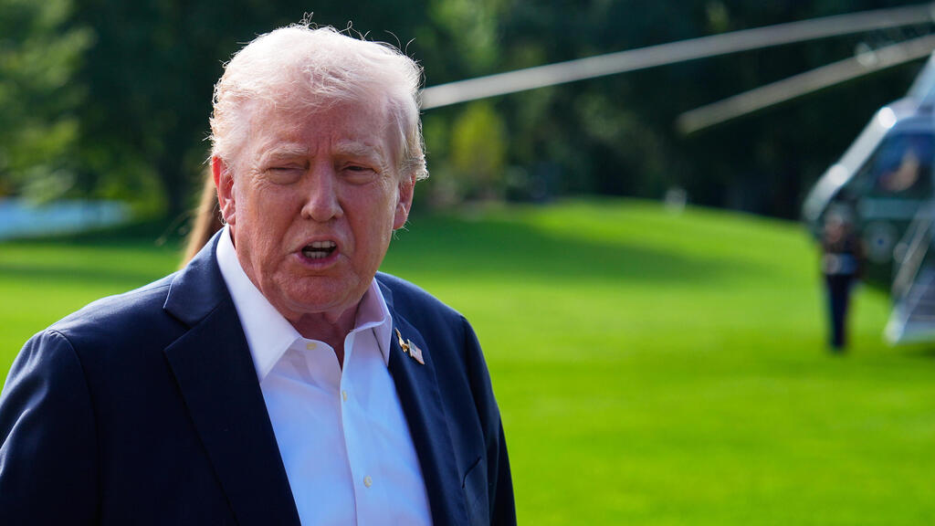 דונלד טראמפ ממריא לניו יורק