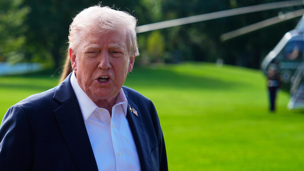 דונלד טראמפ ממריא לניו יורק