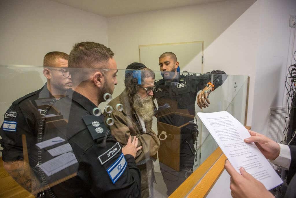 Yaakov Perl (Photo: Ido Erez) יעקב פרל, החשוד בריגול עבור איראן, בדיון בעניינו בבית משפט השלום בתל אביב