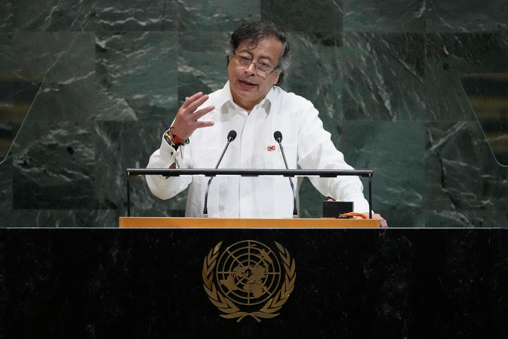 Colombian President Gustavo Petro (Photo: AP Photo/Pamela Smith) נשיא קולמביה גוסטבו פטרו