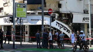 הרס רב בסניף של יאשקה ברחוב דיזנגוף בתל אביב בשל קריסת מרפסת