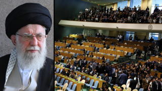 נאום נתניהו עצרת האו"ם או"ם ניו יורק, עלי חמינאי