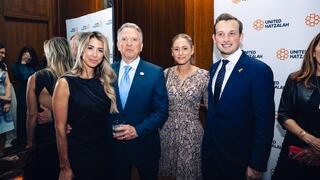 אלכס וויטקוף באירוע איחוד הצלה