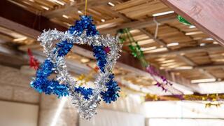 Магендавид в сукке в дни Суккот